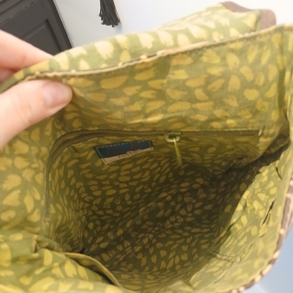 Fossil Key-Per City Scene Crossbody Or Shoulder Messenger Bag - Picture 10 of 14